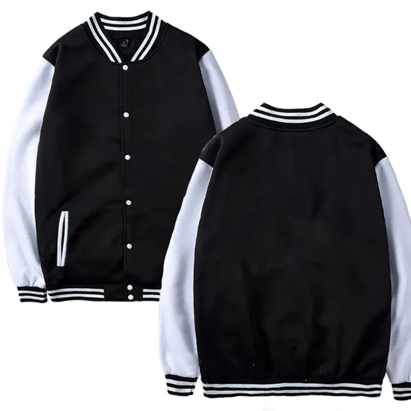 Jojo 'S Bizarre Adventure Baseball Jacket Fashion Tops Casual Jacket Hip Hop Sweatshirt Women Hoodie Harajuku Bomber Jackets