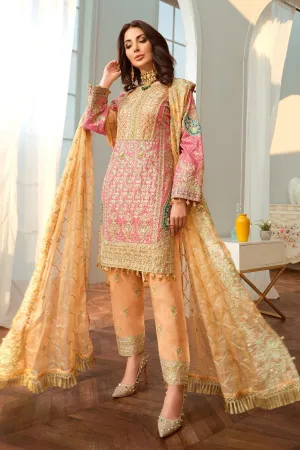Latest Embroidered Chiffon Party Outfit  #N7040