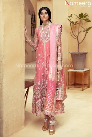 Latest Pakistani Chiffon Dress for Wedding Party #BP207