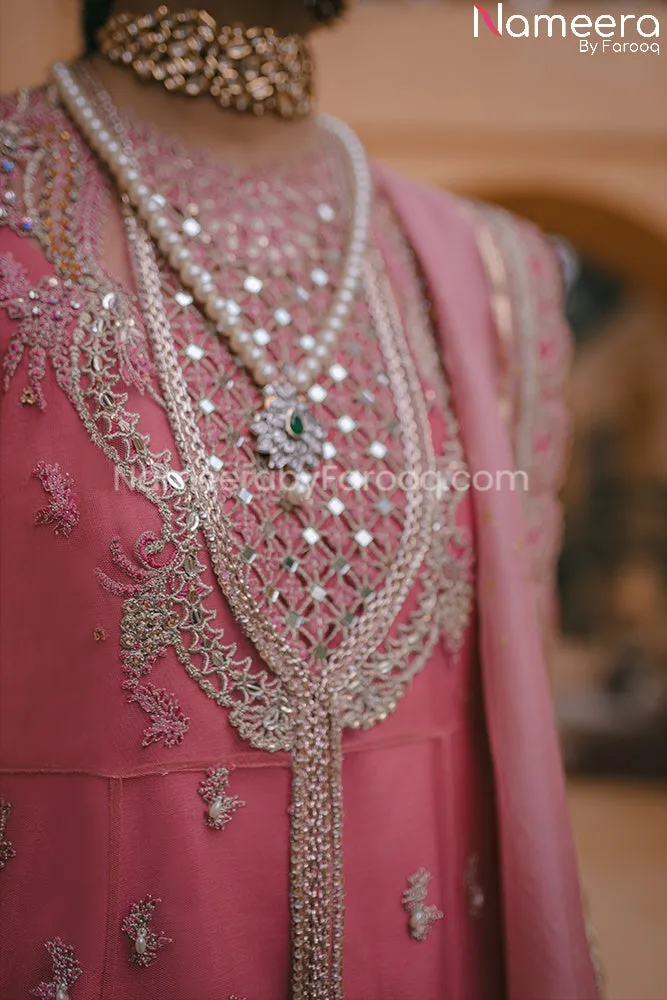 Latest Pakistani Chiffon Dress for Wedding Party #BP207