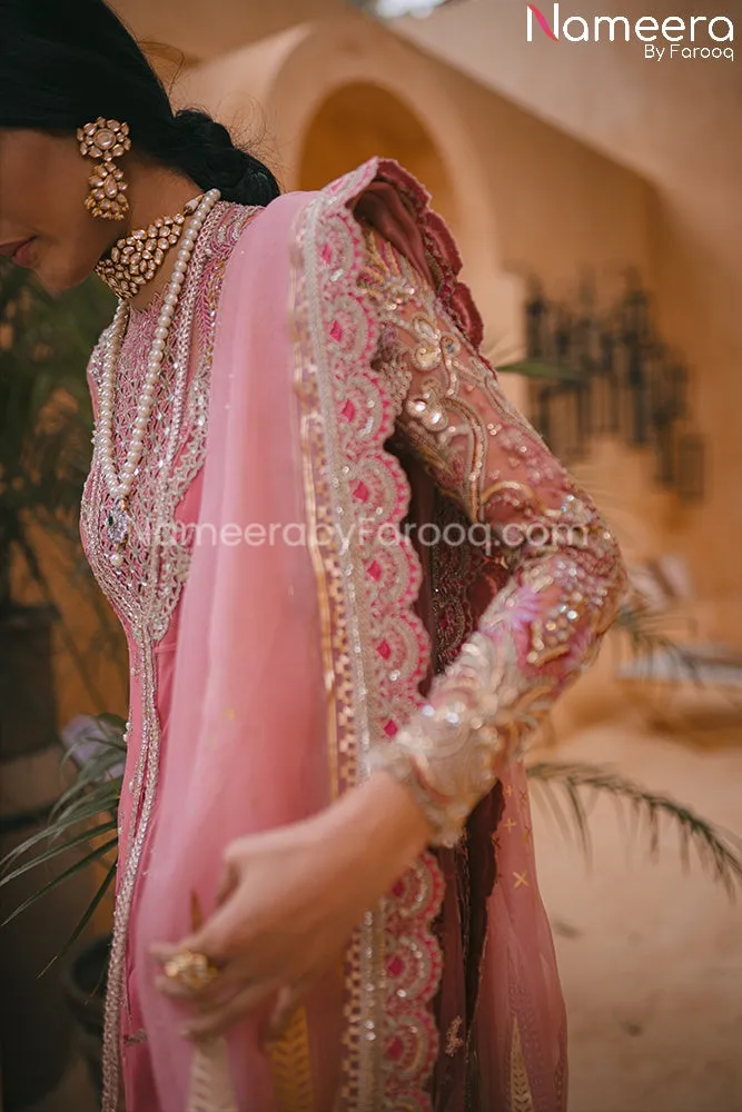 Latest Pakistani Chiffon Dress for Wedding Party #BP207