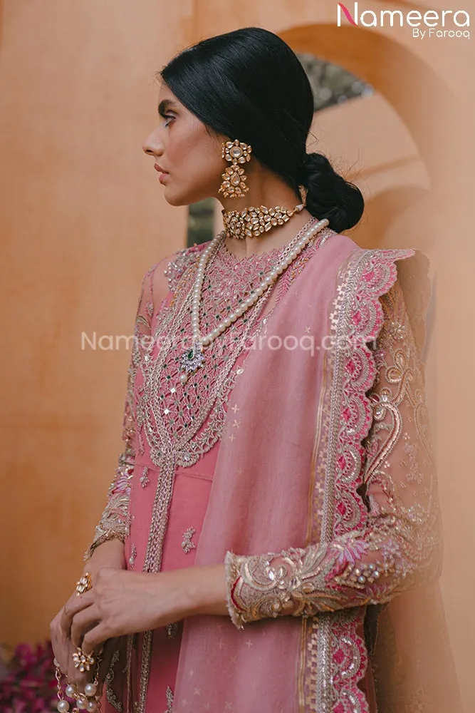 Latest Pakistani Chiffon Dress for Wedding Party #BP207
