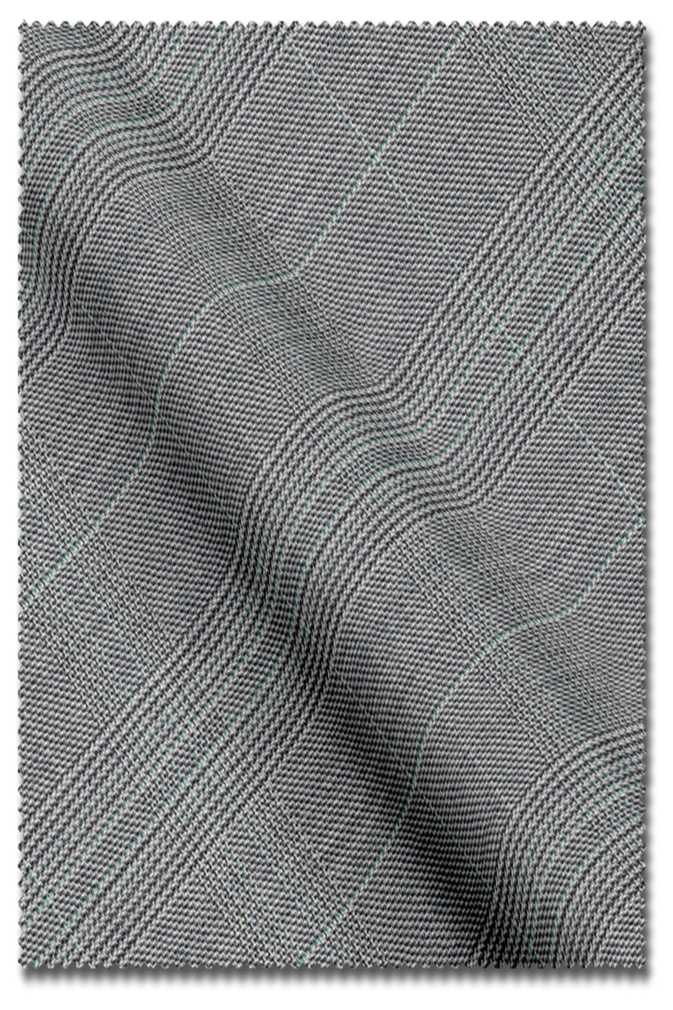 Light Grey Window Pane Suit