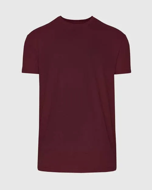 Mahogany short sleeve crew neck t-shirt