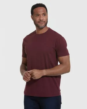 Mahogany short sleeve crew neck t-shirt