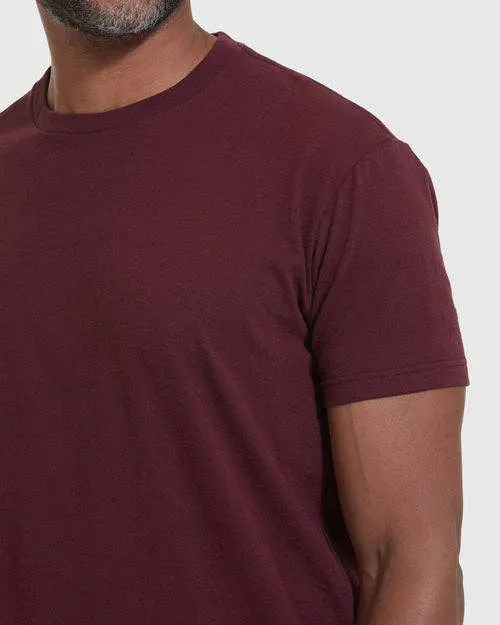 Mahogany short sleeve crew neck t-shirt