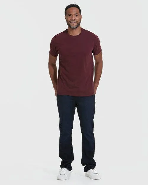 Mahogany short sleeve crew neck t-shirt