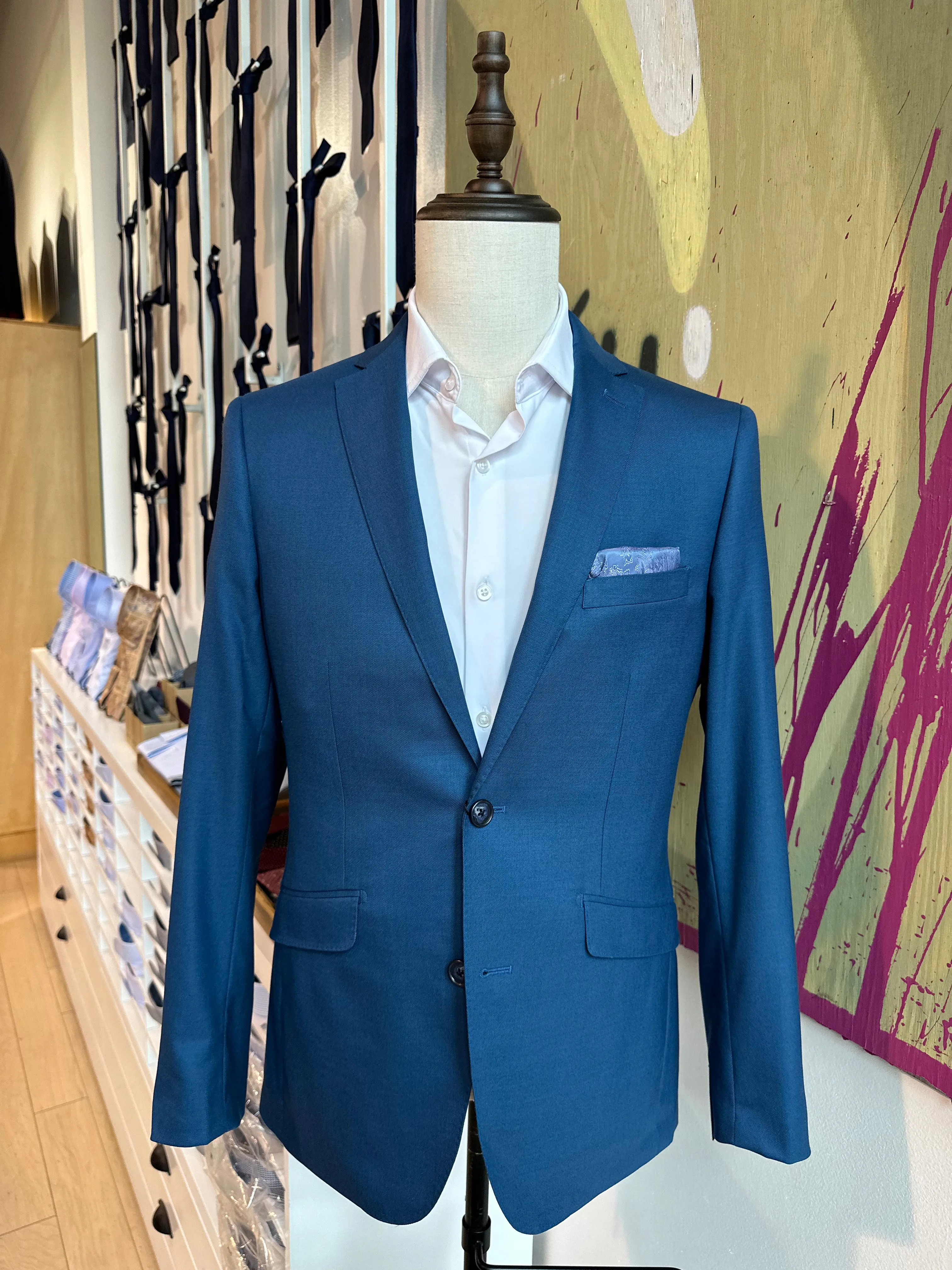 Marine Blue Premium Suit