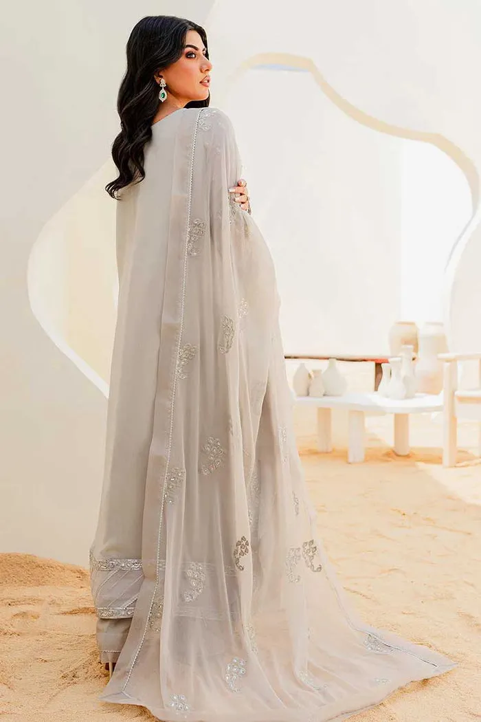 MARYUM & MARIA | Sejal - Luxury Chiffon Collection | BARELY BLUE (QS23-504)
