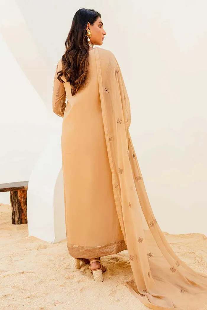 MARYUM & MARIA | Sejal - Luxury Chiffon Collection | DESERT DUST (QS23-501)