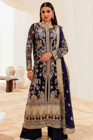 MARYUM & MARIA | Sejal - Luxury Chiffon Collection | OCEAN CAVERN  (QS23-505)