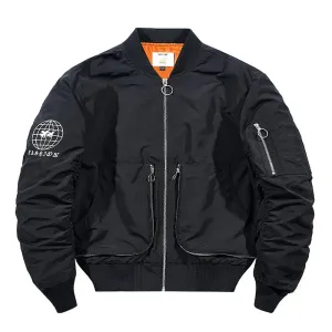 Men's Cargo Jacket 2024 Spring Hunting Multi Pocket Windproof Waterproof Embroidered Coat Harajuku Street Men's Baseball Jacket