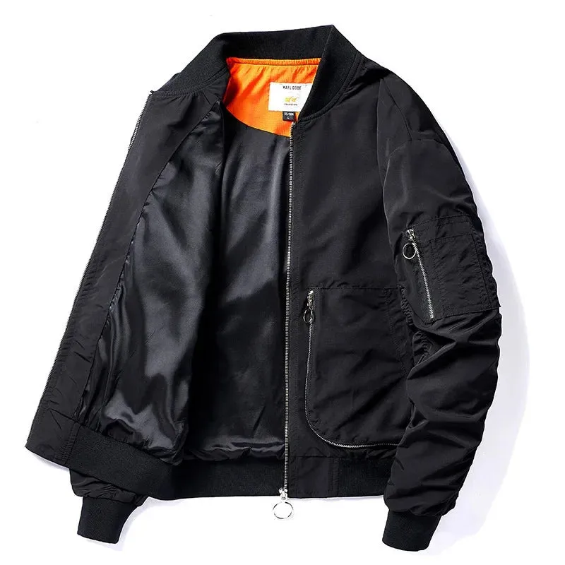 Men's Cargo Jacket 2024 Spring Hunting Multi Pocket Windproof Waterproof Embroidered Coat Harajuku Street Men's Baseball Jacket