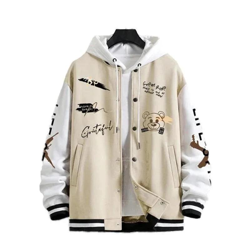 Men's Casual Baseball Jacket