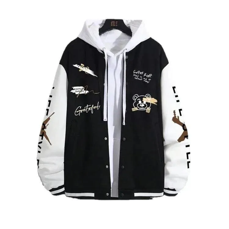 Men's Casual Baseball Jacket