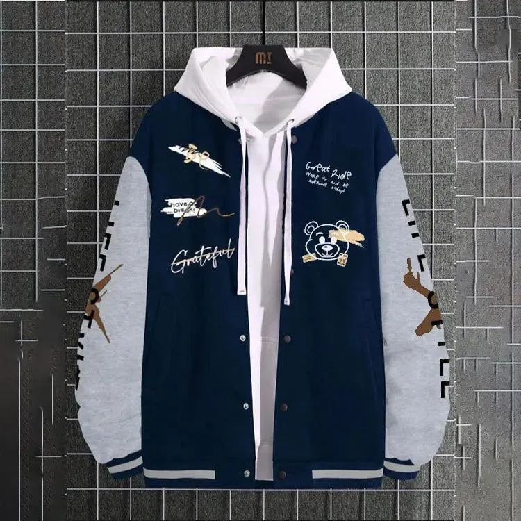 Men's Casual Baseball Jacket