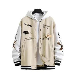 Men's Casual Baseball Jacket