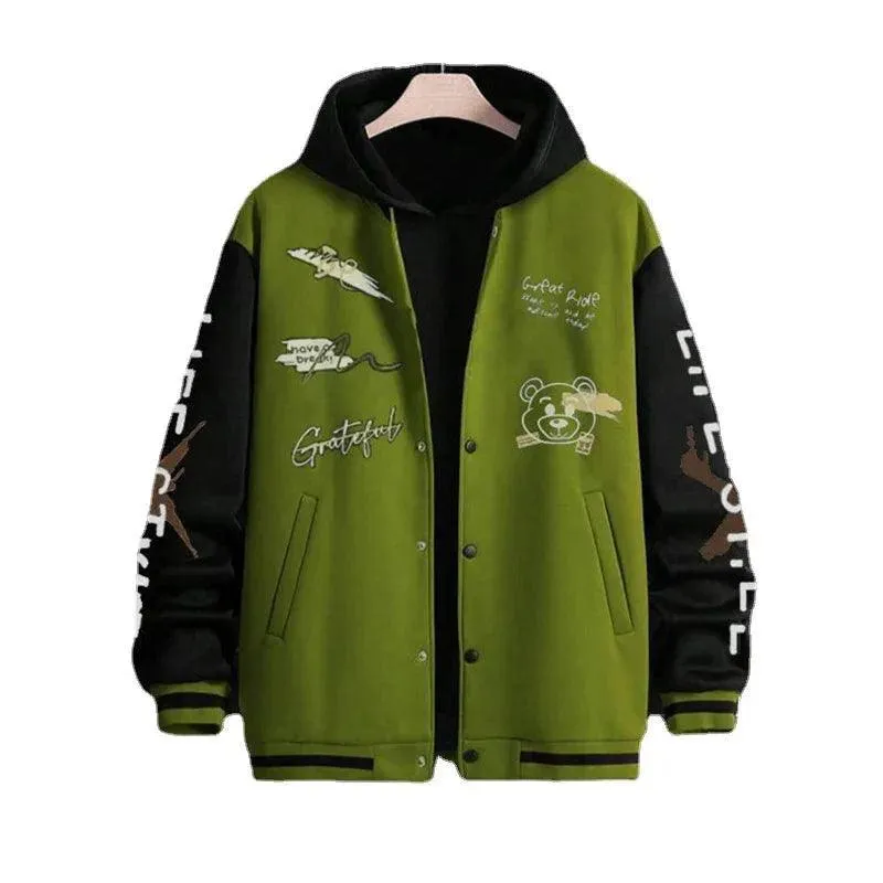 Men's Casual Baseball Jacket