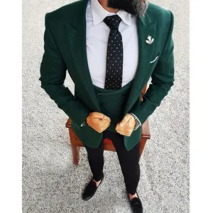 Men's Elegant 3 Piece Suit Up To 4XL