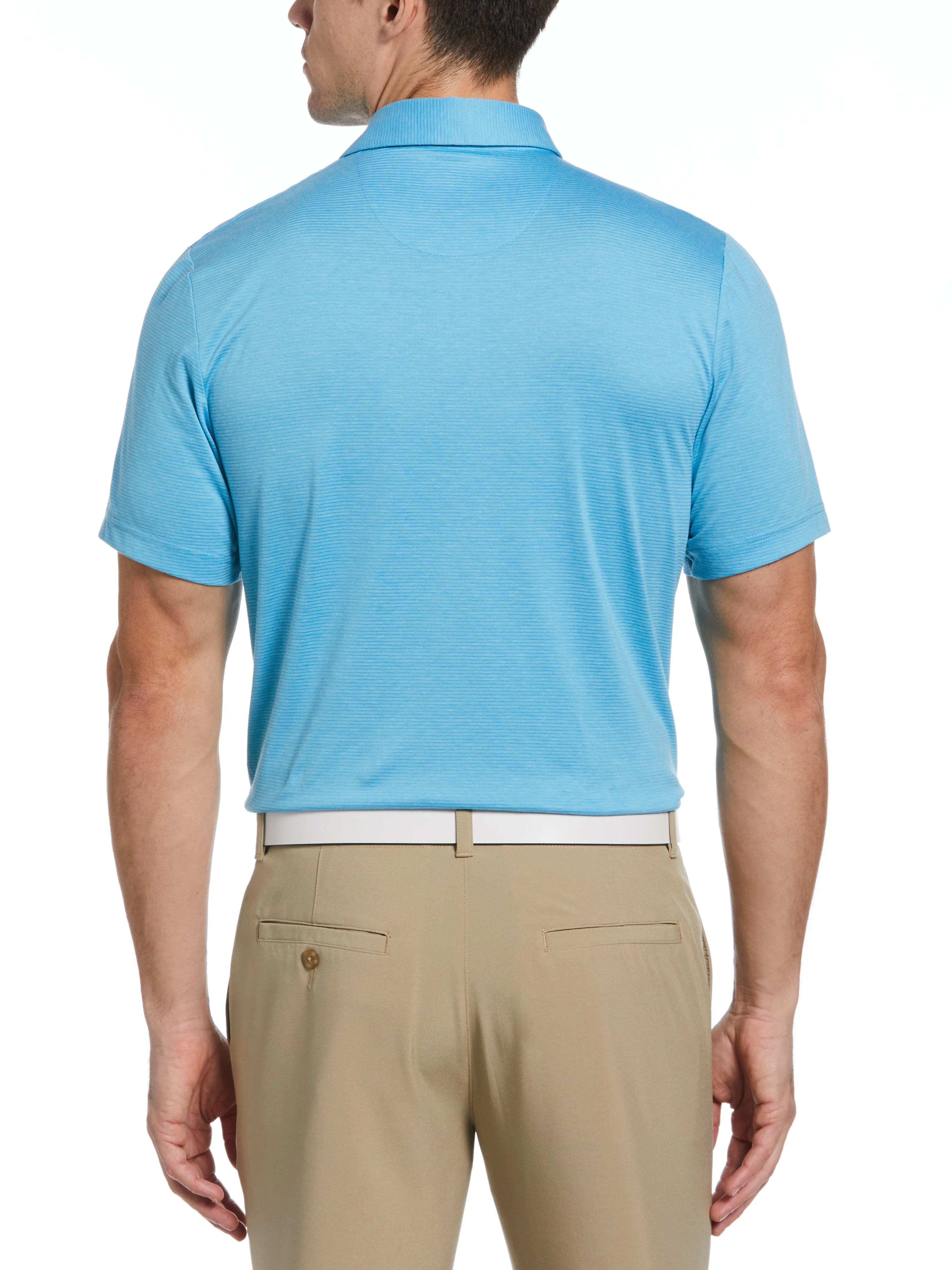 Men's Fine Line Eco Golf Polo with Pocket