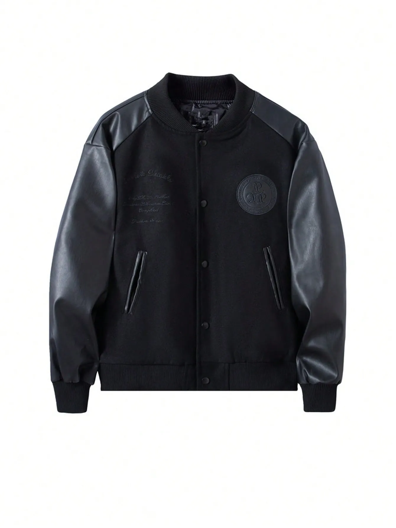 Men's Patchwork Embroidery Baseball Jacket