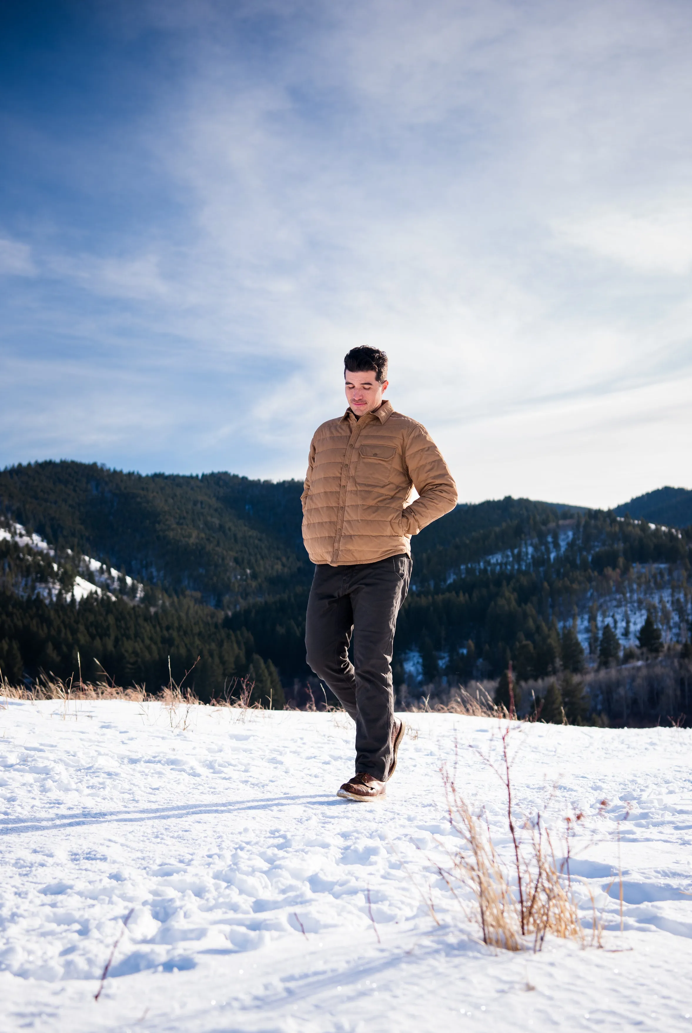 Men's Pine Peak Down Shirtjac
