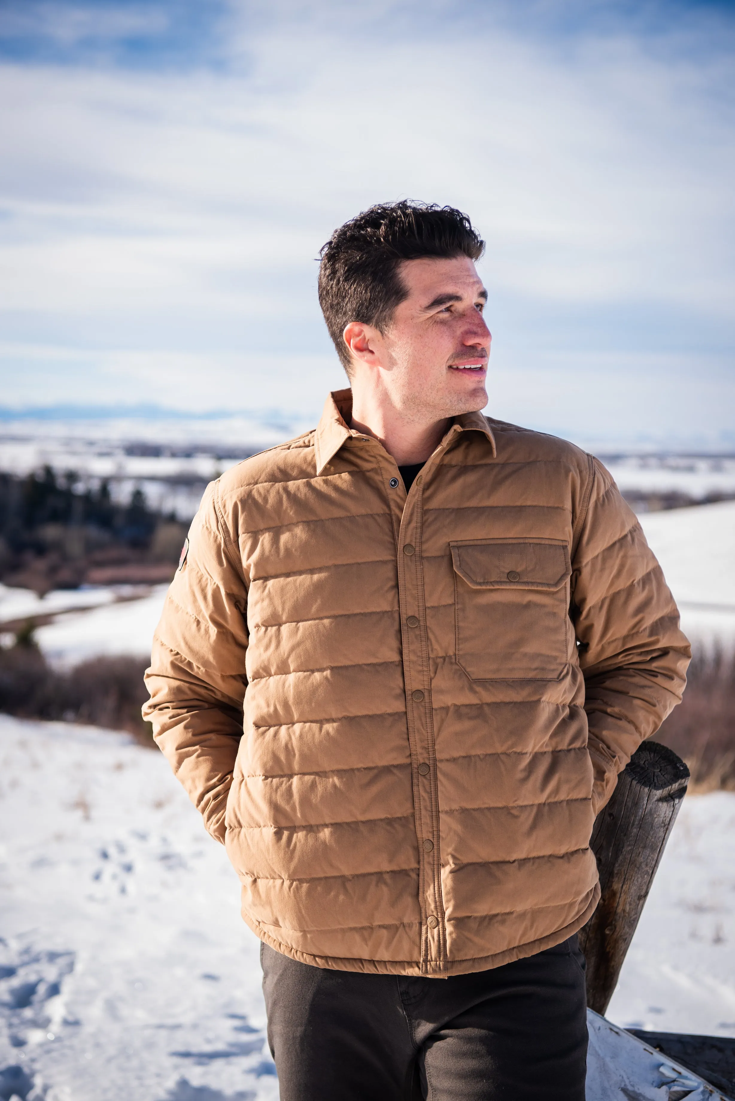 Men's Pine Peak Down Shirtjac