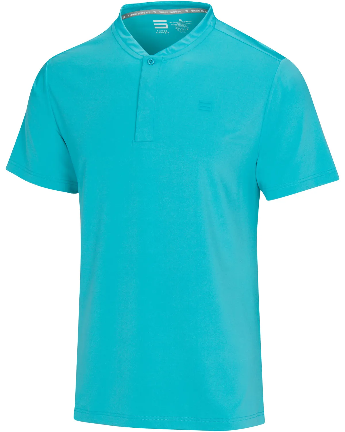 Men's Quick-Dry Collarless Golf Polos