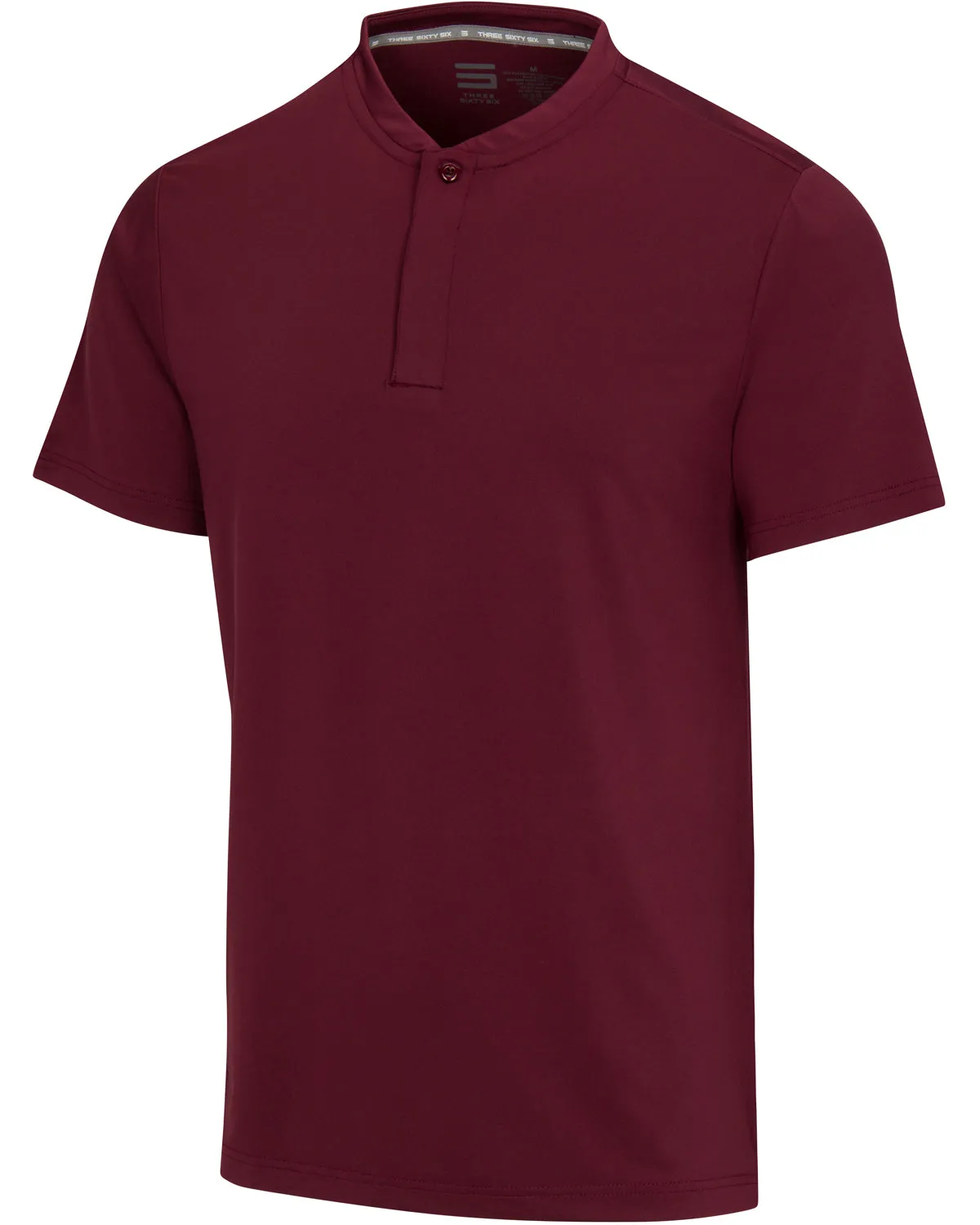 Men's Quick-Dry Collarless Golf Polos