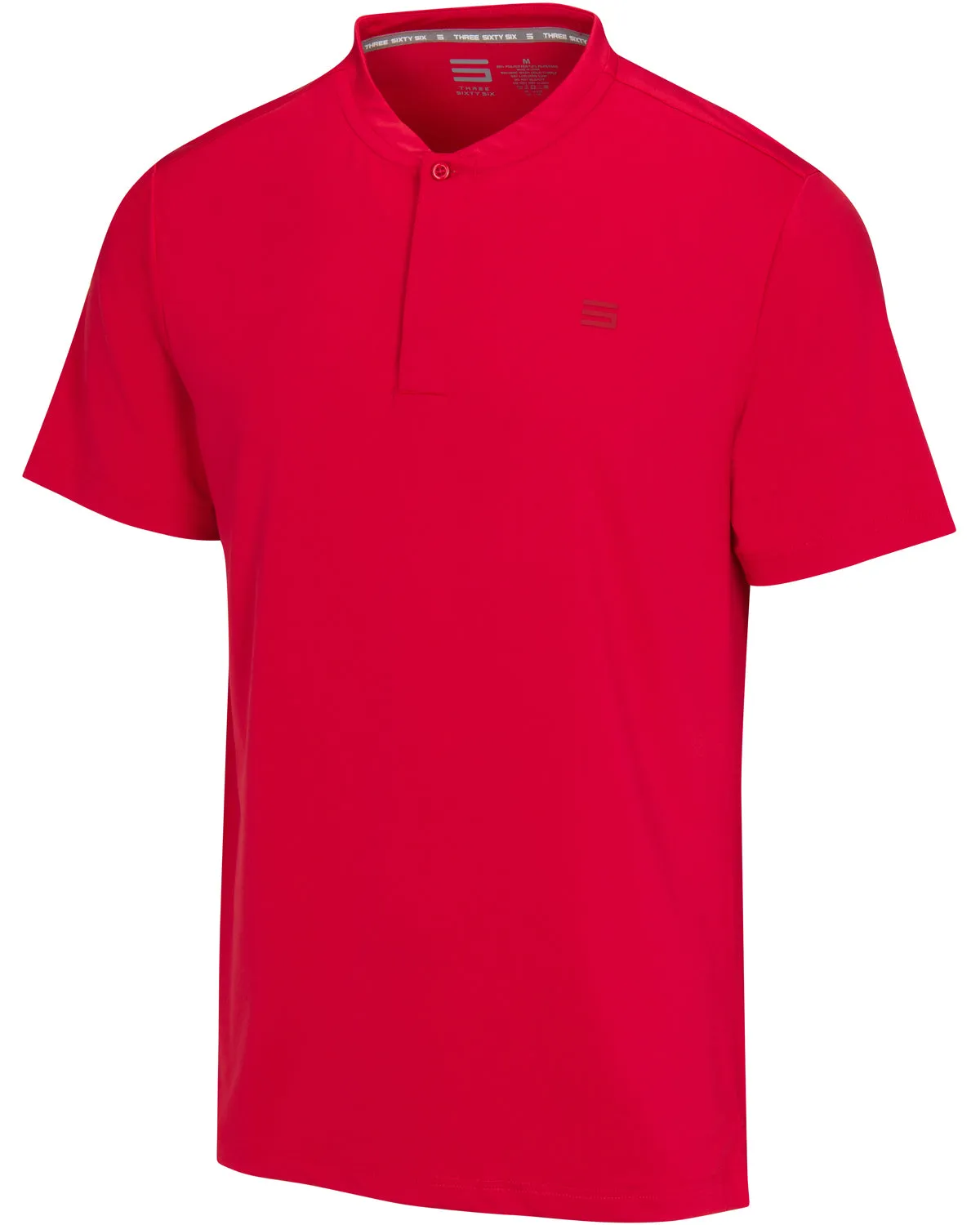 Men's Quick-Dry Collarless Golf Polos