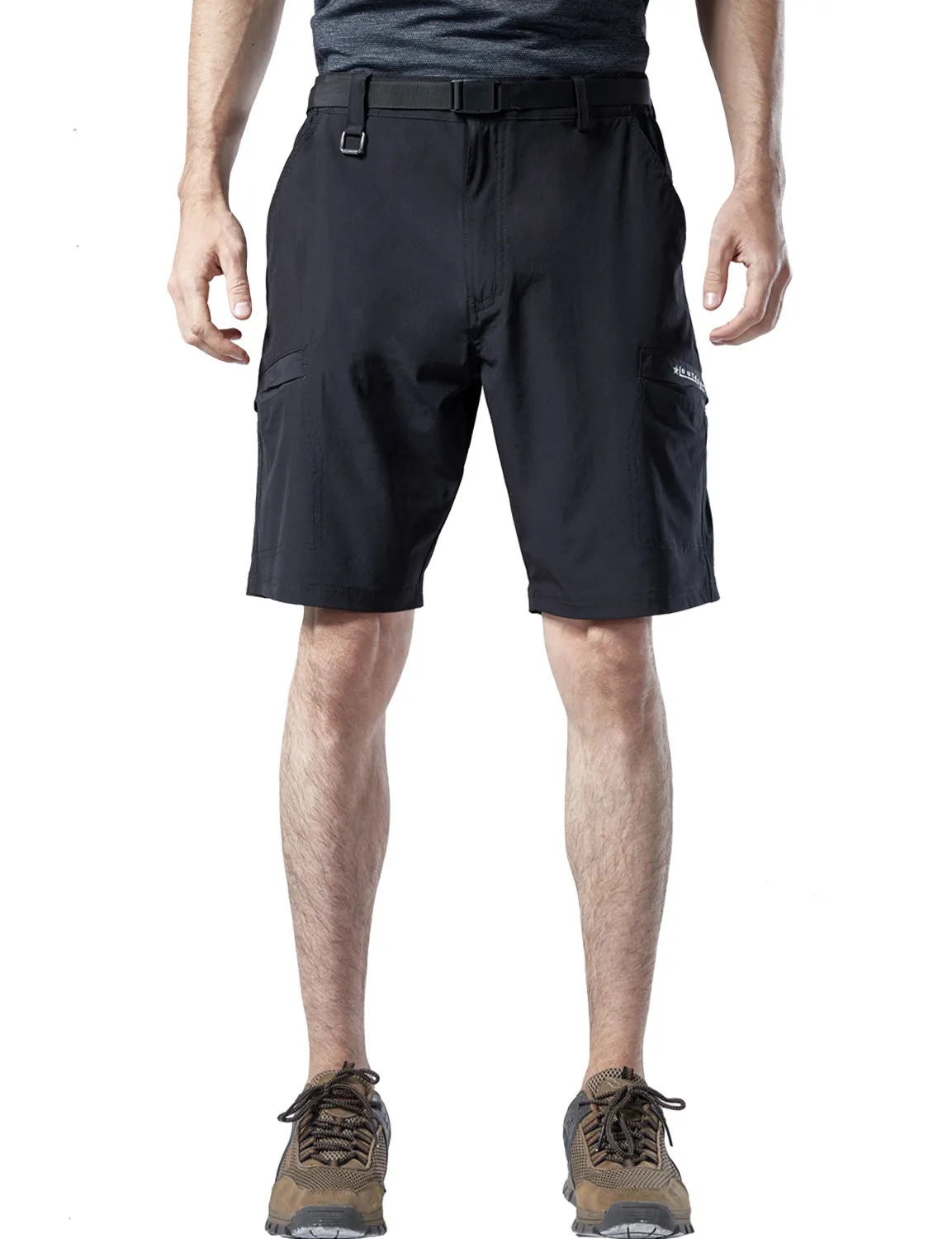 Men's Quick Dry Hiking Working Multi-Pocket Work Outdoor Casual Cargo Shorts