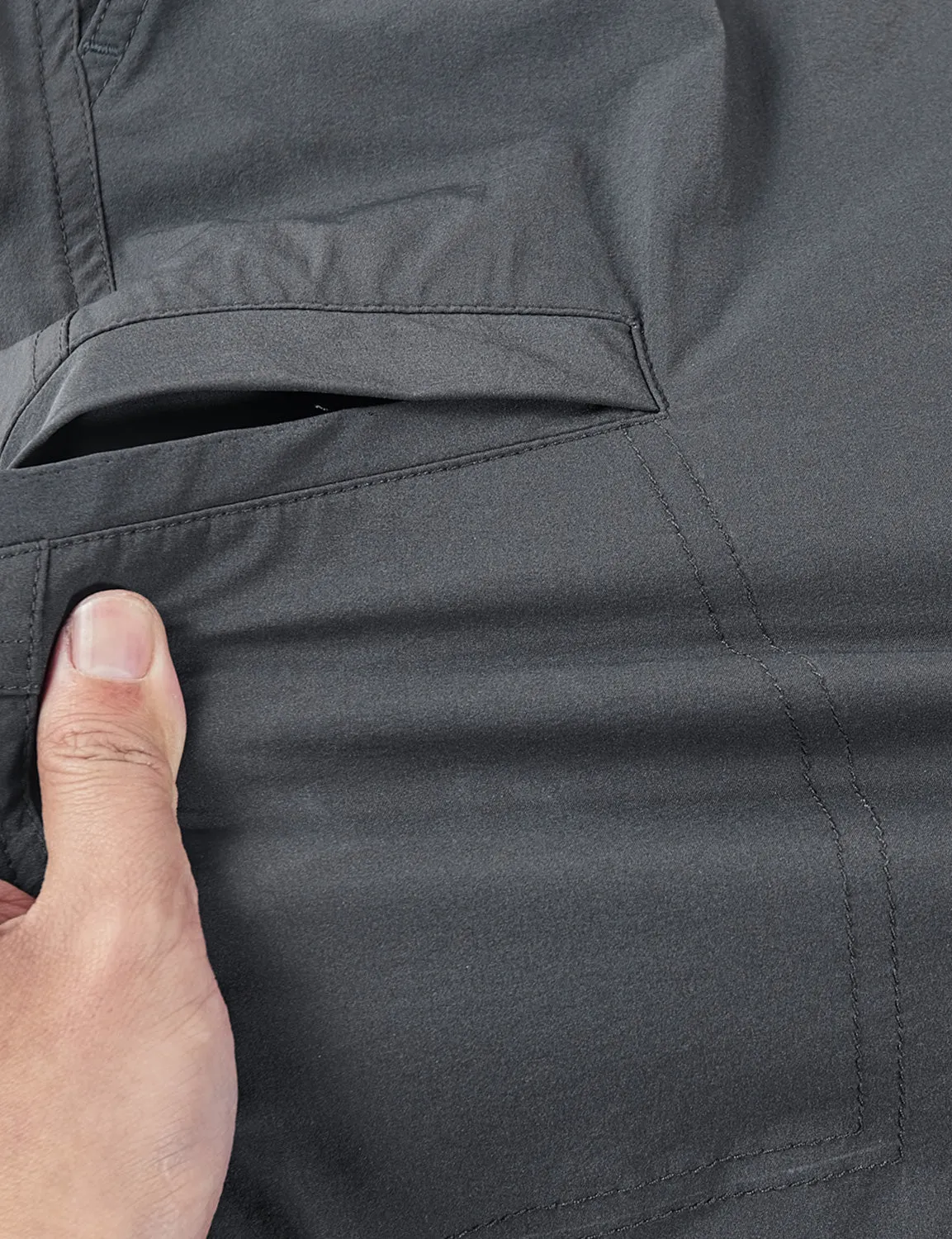 Men's Quick Dry Hiking Working Multi-Pocket Work Outdoor Casual Cargo Shorts