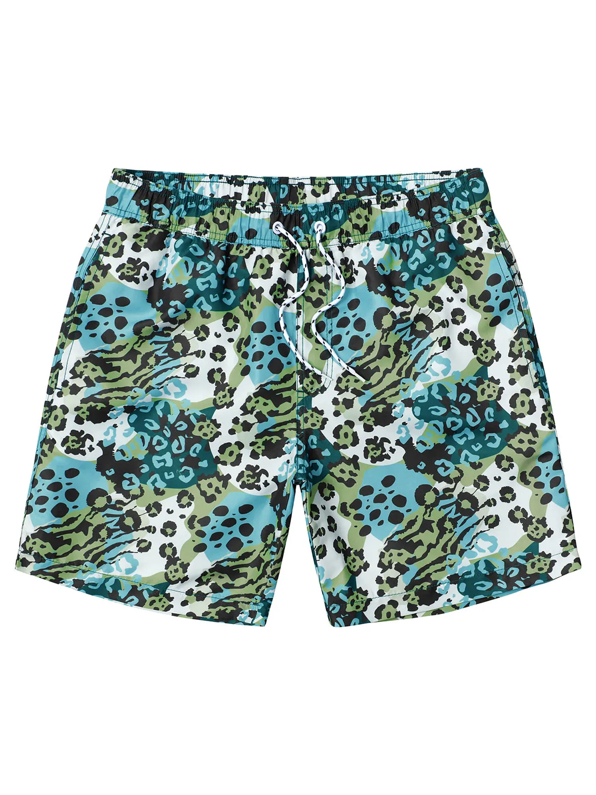 Men's Summer Beach Funny Print Quick Dry Swimming Trunks