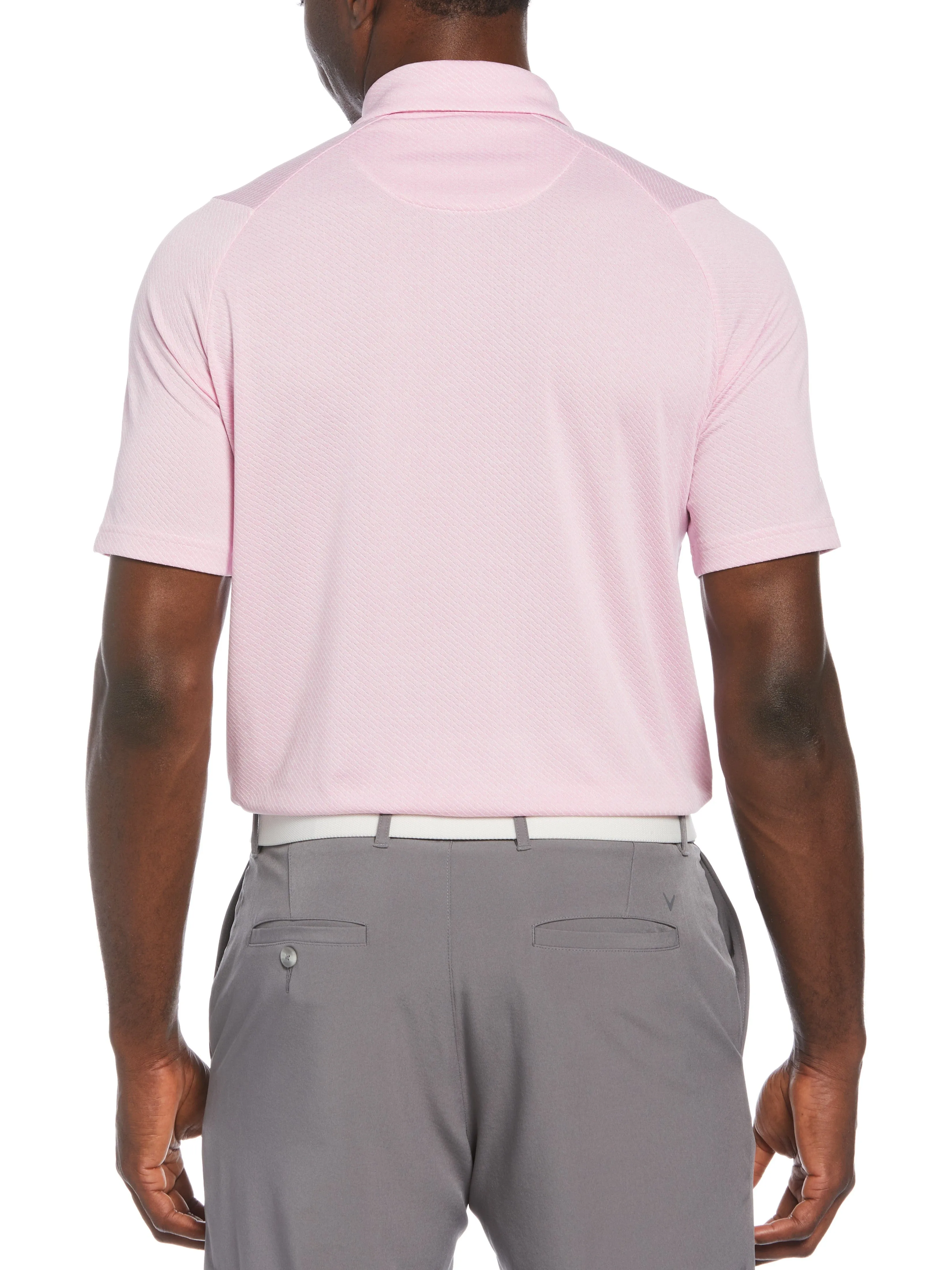 Mens Swing Tech™ Ventilated Heather Jacquard Polo