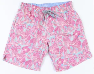 Michael's Swimwear - Men's Swim Trunks - Coral Floral