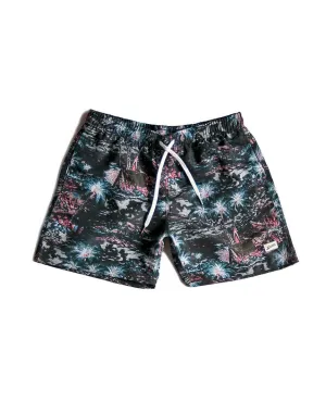 Midnight Hawaii Swim Trunk