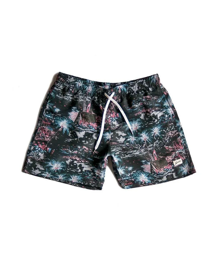 Midnight Hawaii Swim Trunk