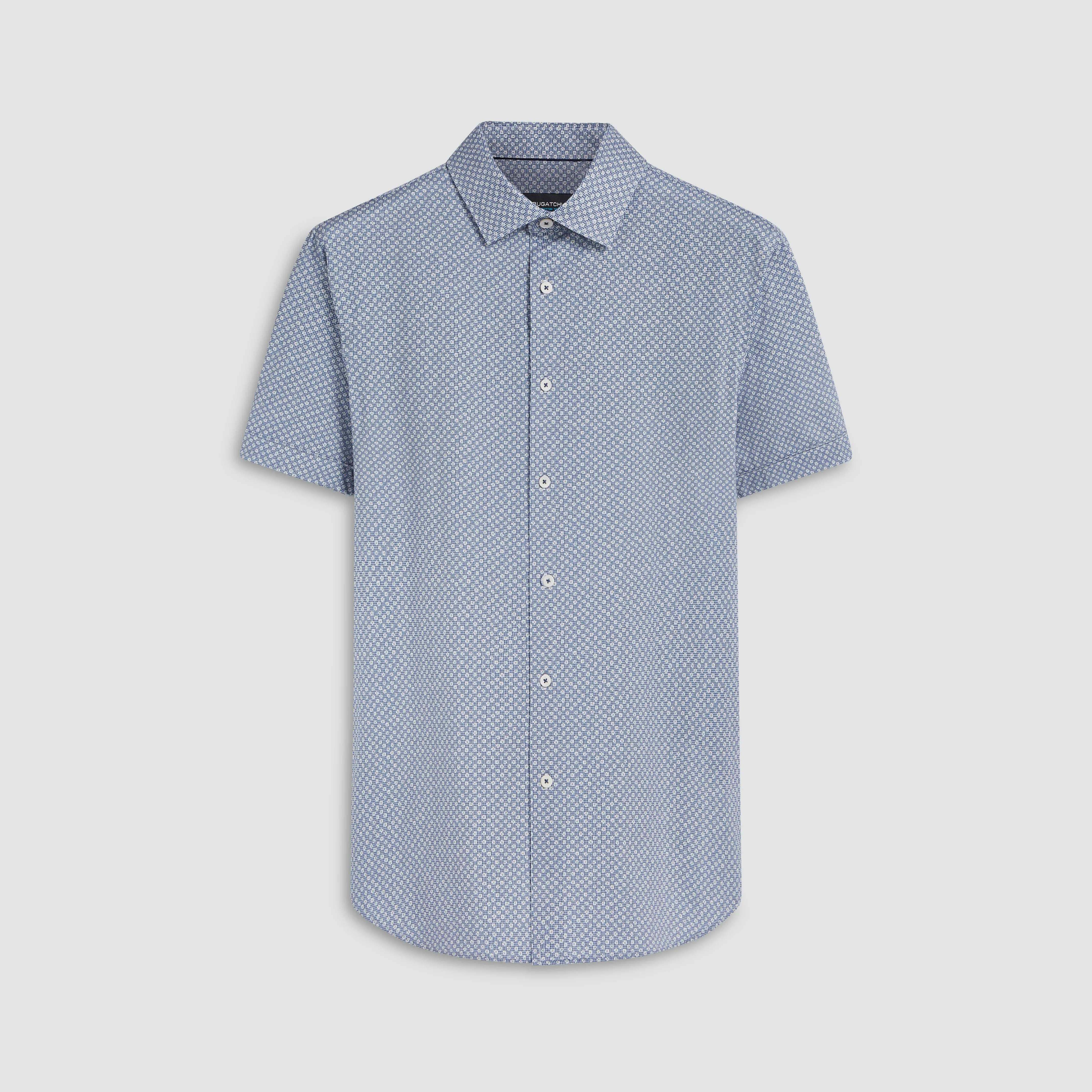 Miles Floral Print OoohCotton Short Sleeve Shirt
