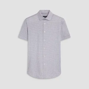 Miles Palm Tree Print OoohCotton Short Sleeve Shirt