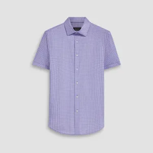 Miles Ribbon Stripe Print OoohCotton Short Sleeve Shirt