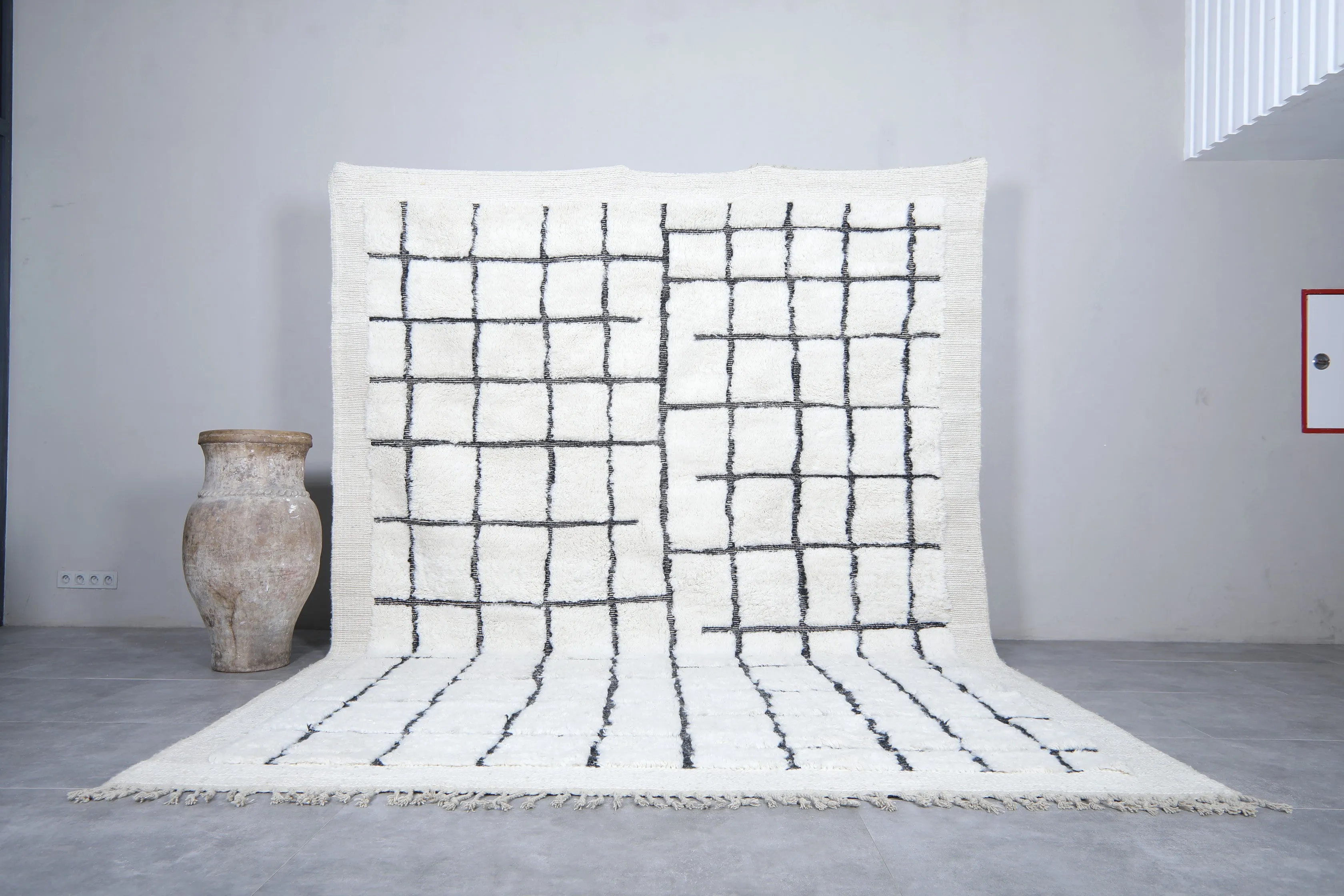 Moroccan berber rug - Custom rug - Handmade rug - Beni ourain