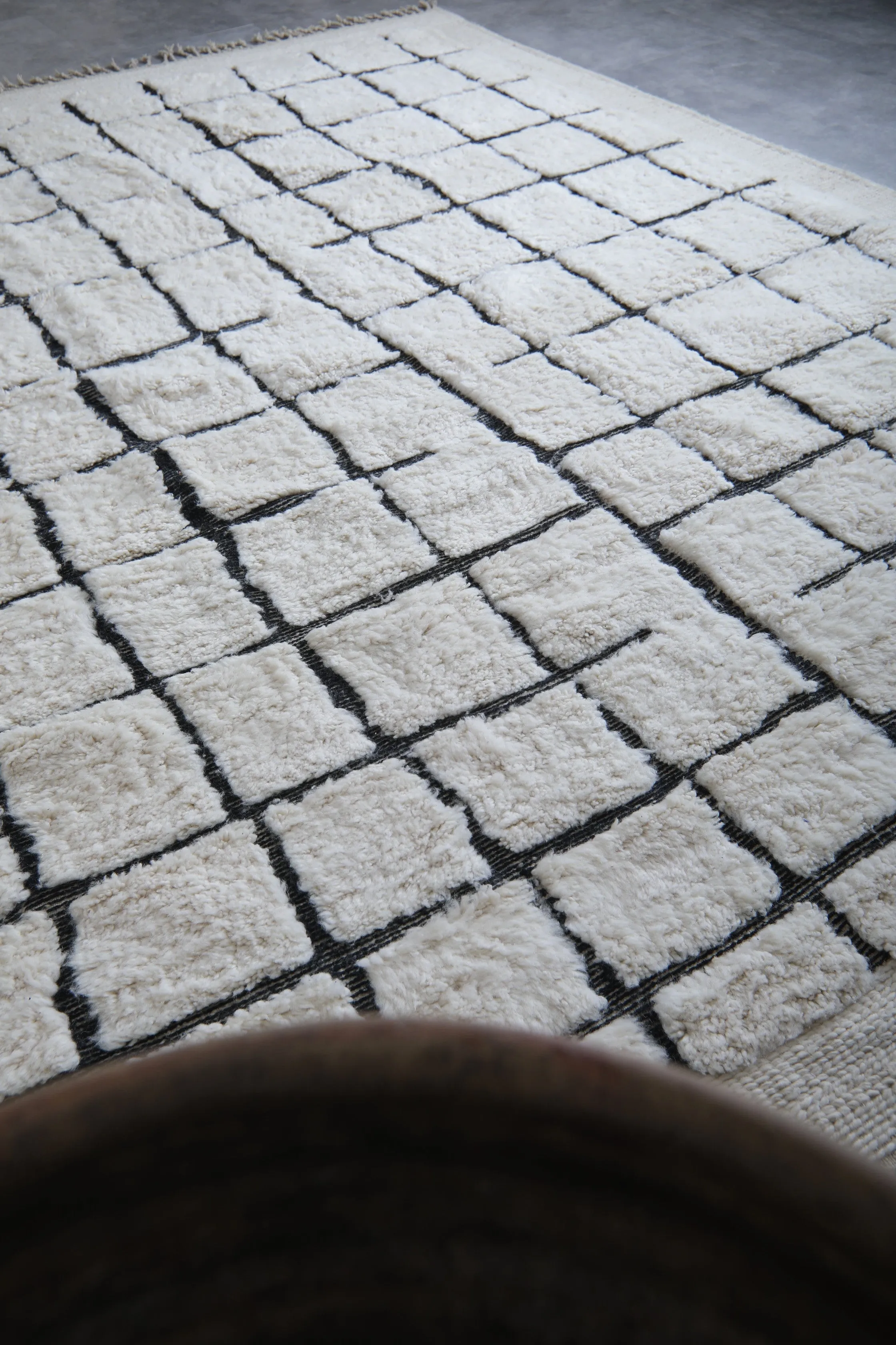 Moroccan berber rug - Custom rug - Handmade rug - Beni ourain