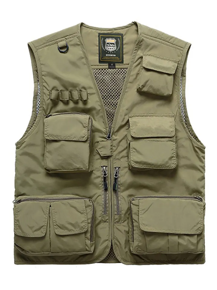 Multifunctional Quick Dry Sleeveless Vest Jacket