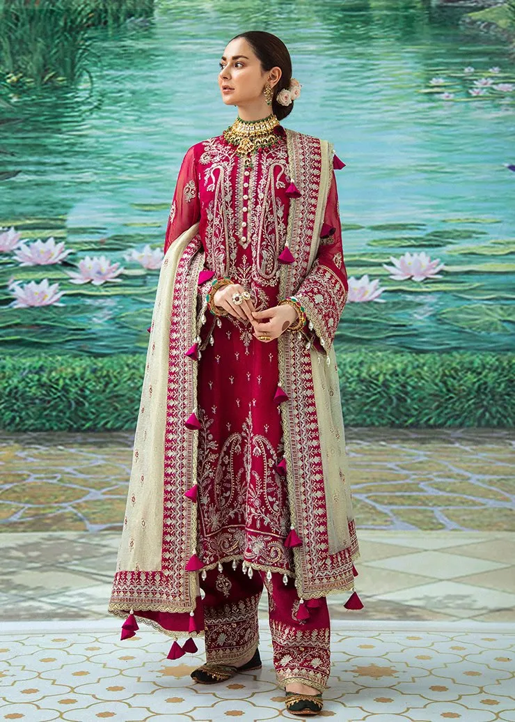 NELOFERI | Afrozeh Shehnai Wedding Formals 2021 | Unstitched Embroidered Suit