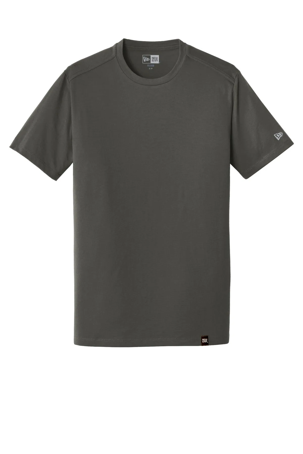 New Era  Heritage Blend Crew Tee. NEA100 Graphite
