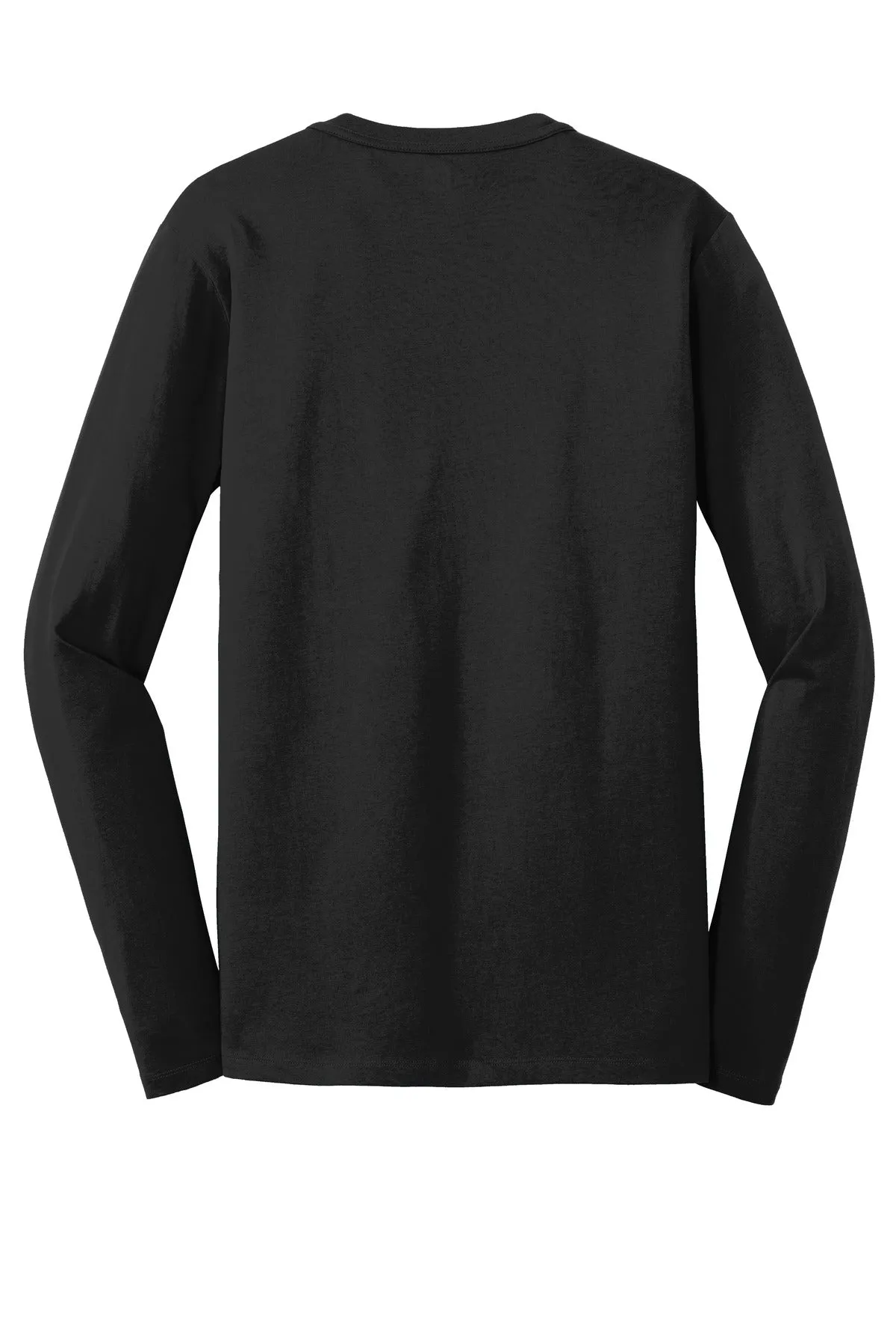 New Era  Heritage Blend Long Sleeve Crew Tee. NEA102 Black