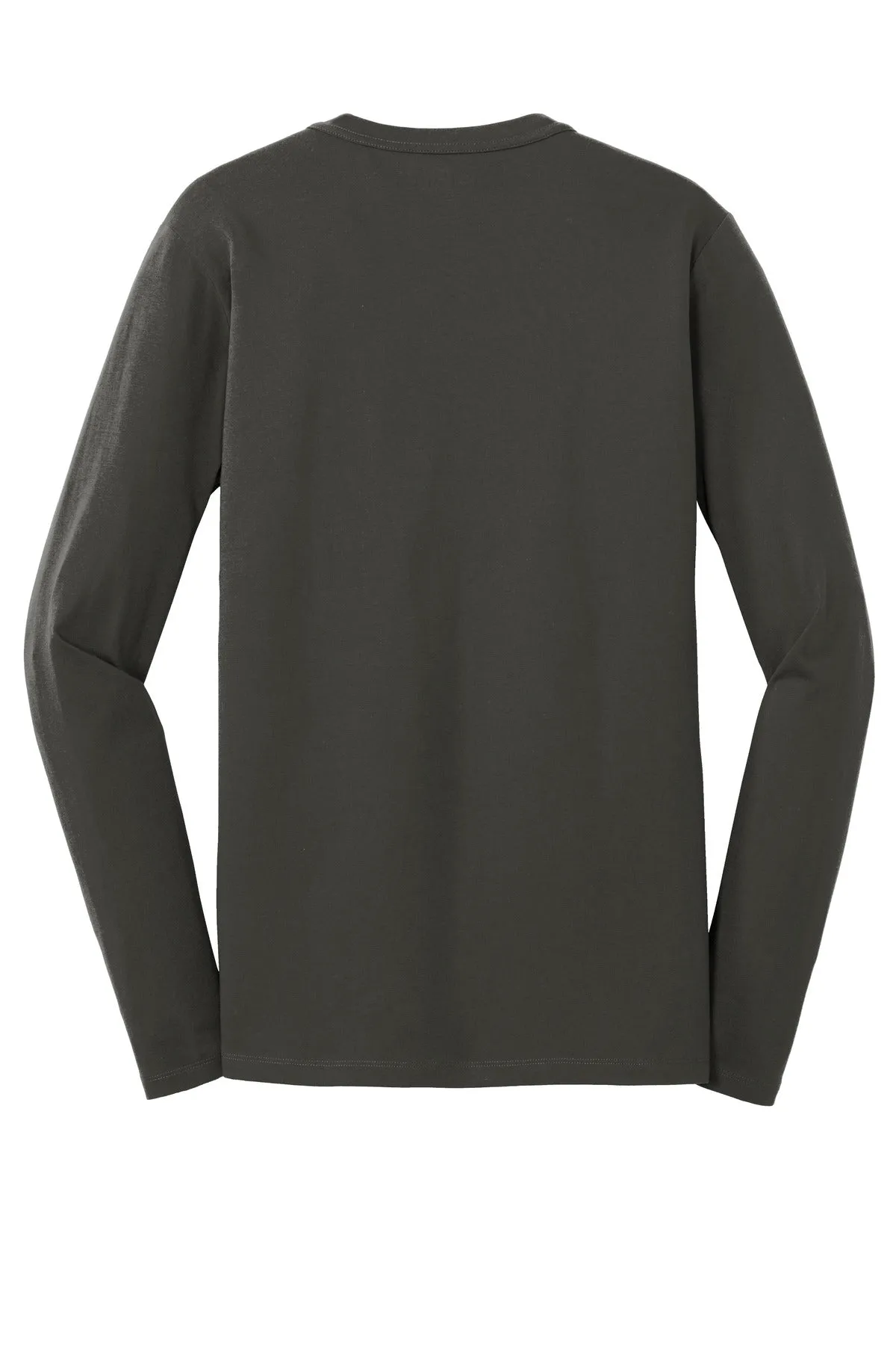 New Era  Heritage Blend Long Sleeve Crew Tee. NEA102 Graphite