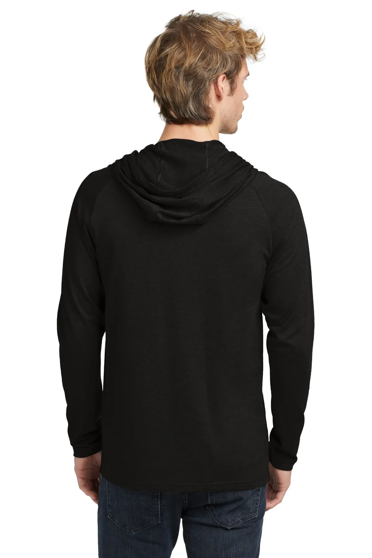 New Era  Tri-Blend Hoodie. NEA137 Black Solid