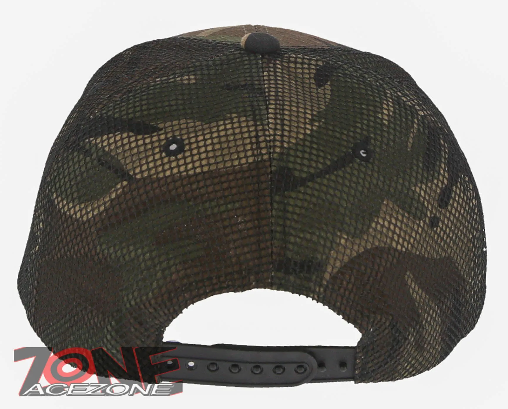 NEW! MACHINE GUN USA FLAG AR-15 FLAT BILL MESH BASEBALL CAP HAT GREEN CAMO