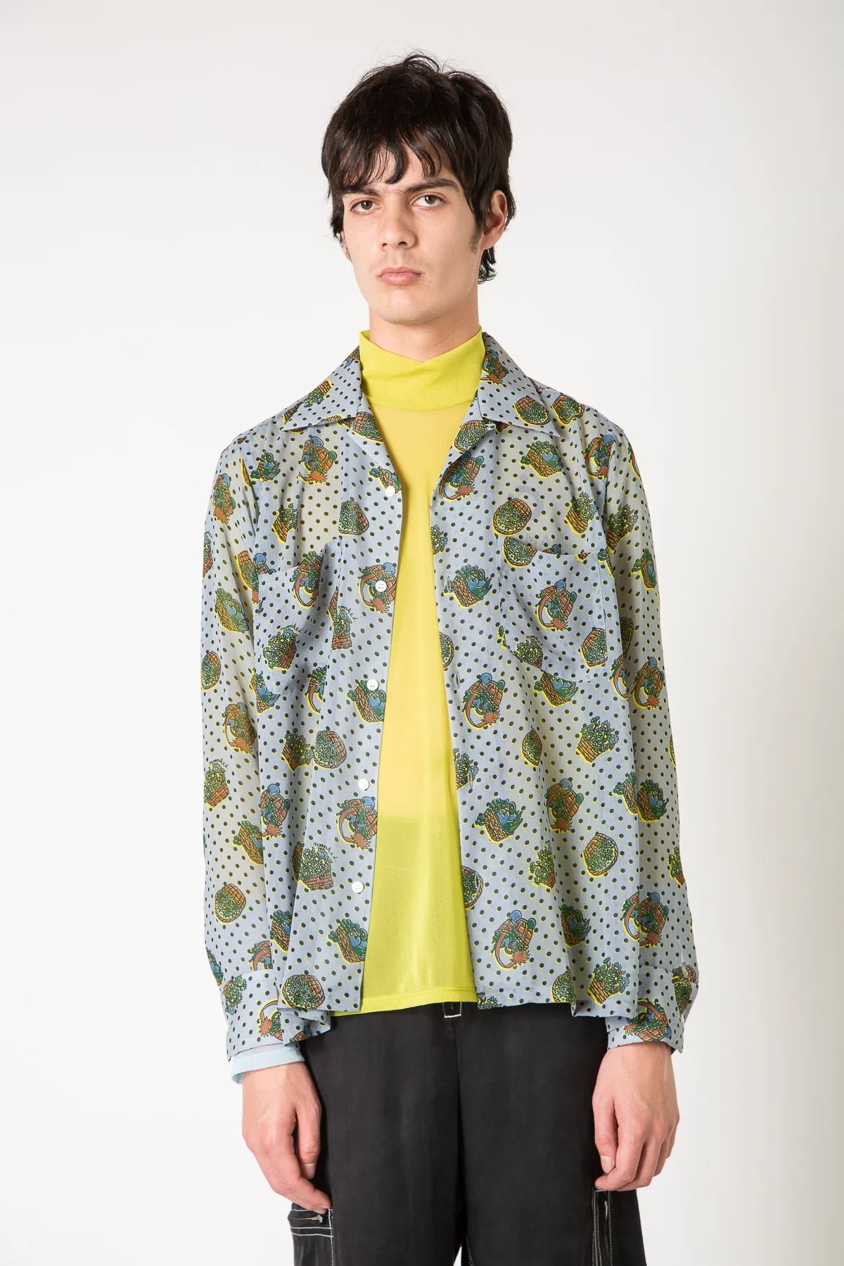 NOMA T.D. | CHIFFON BASKETS SHIRT